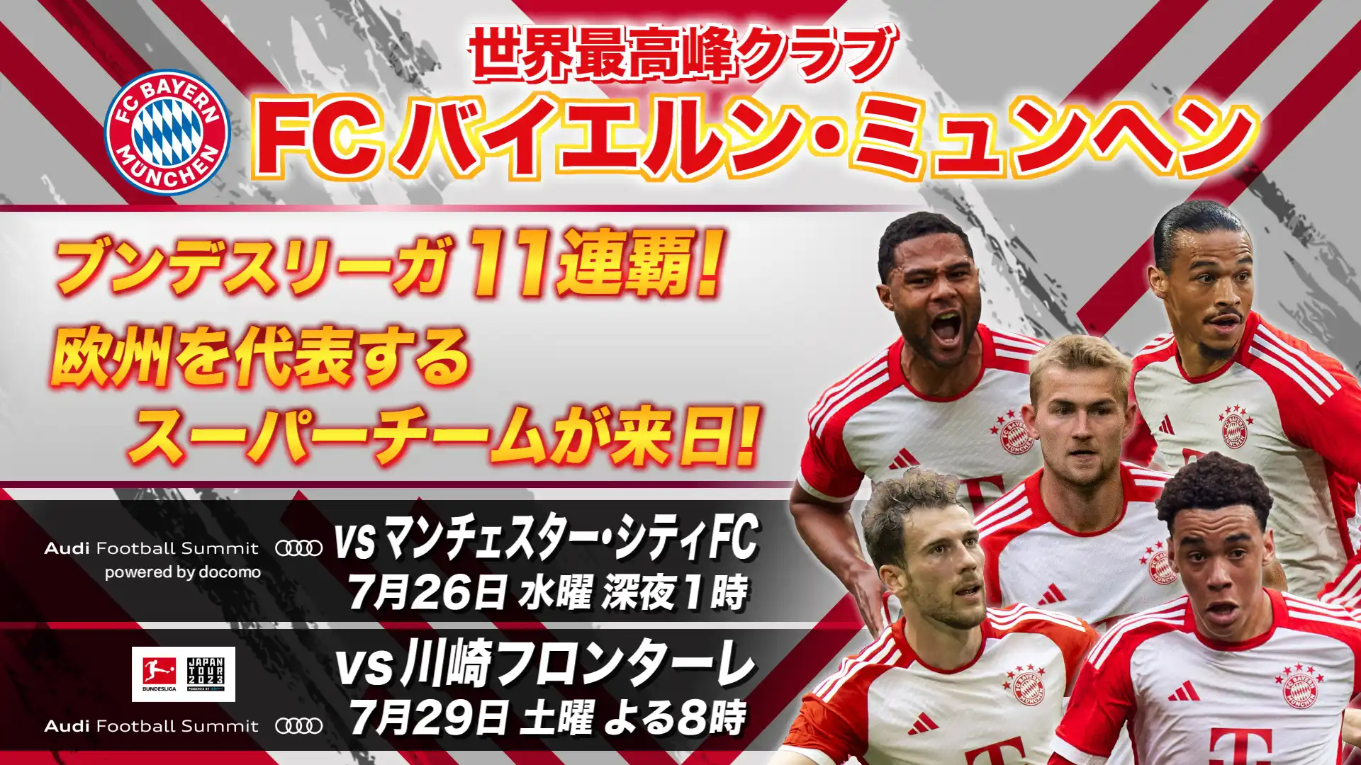 Audi Football Summit powered by docomoの放送情報